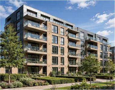 Modern Milton Keynes apartment exterior