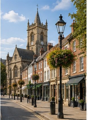 Residential street in Buckingham