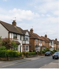 Residential street in Hemel Hempstead