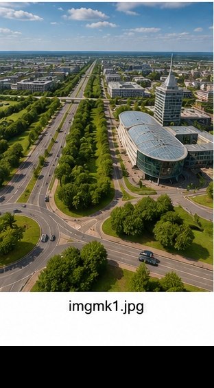 Aerial view of Milton Keynes city centre